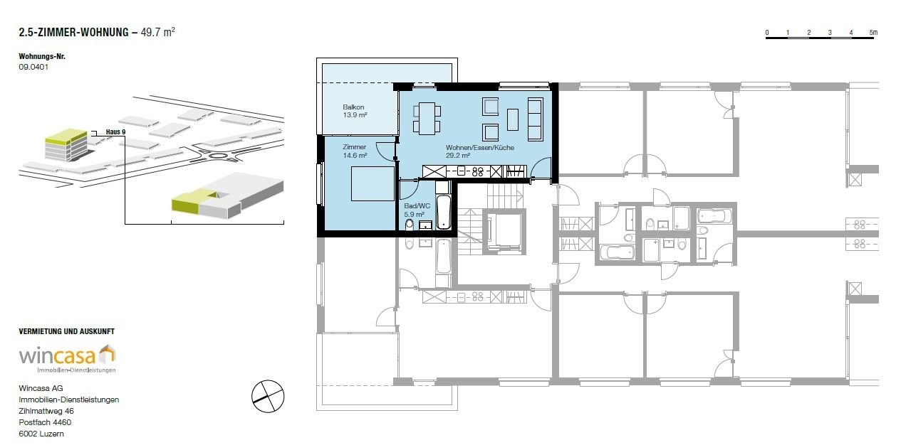 Appartement de 2 ½ pièces