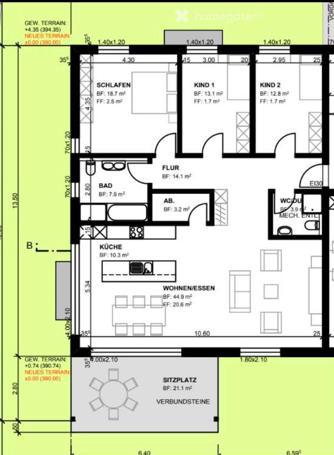 Appartement de 2 ½ pièces, photo 1 sur 5