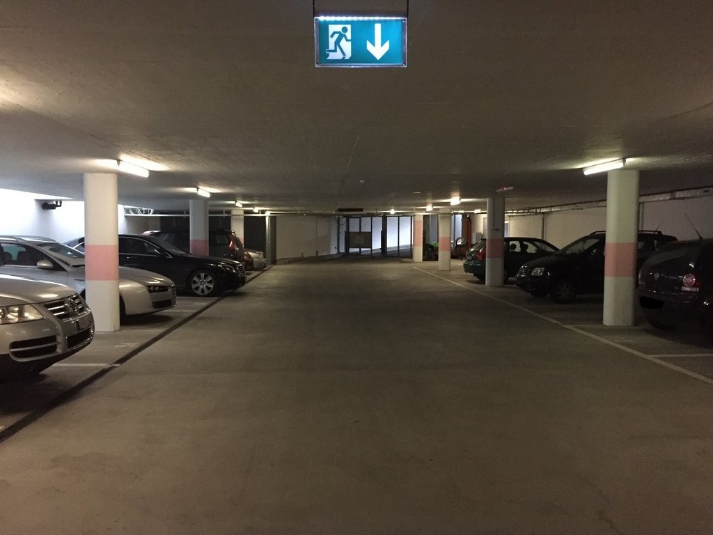 Place de stationnement couverte pour vélo