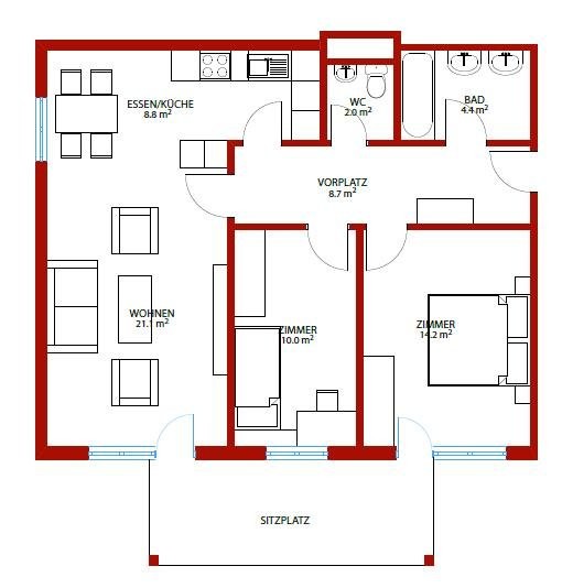 Appartement de 3 ½ pièces, photo 8 sur 8