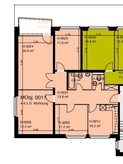 Appartement de 4 pièces