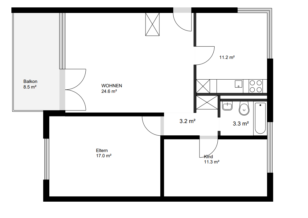 Appartement de 3 ½ pièces, photo 7 sur 7
