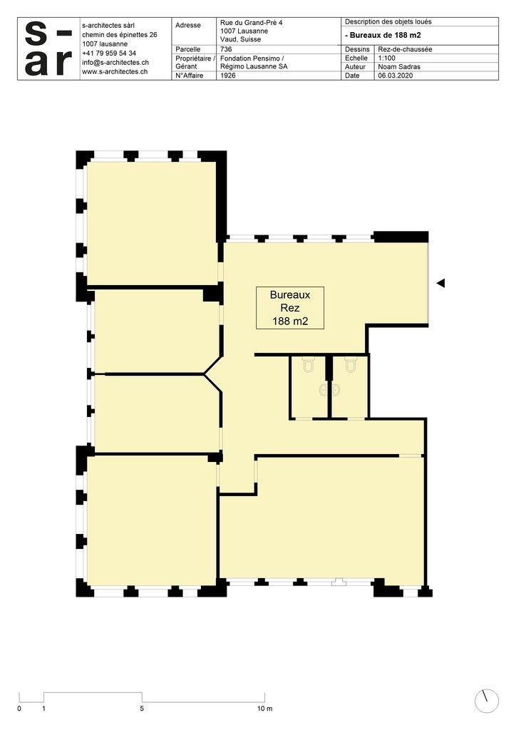 188m² office