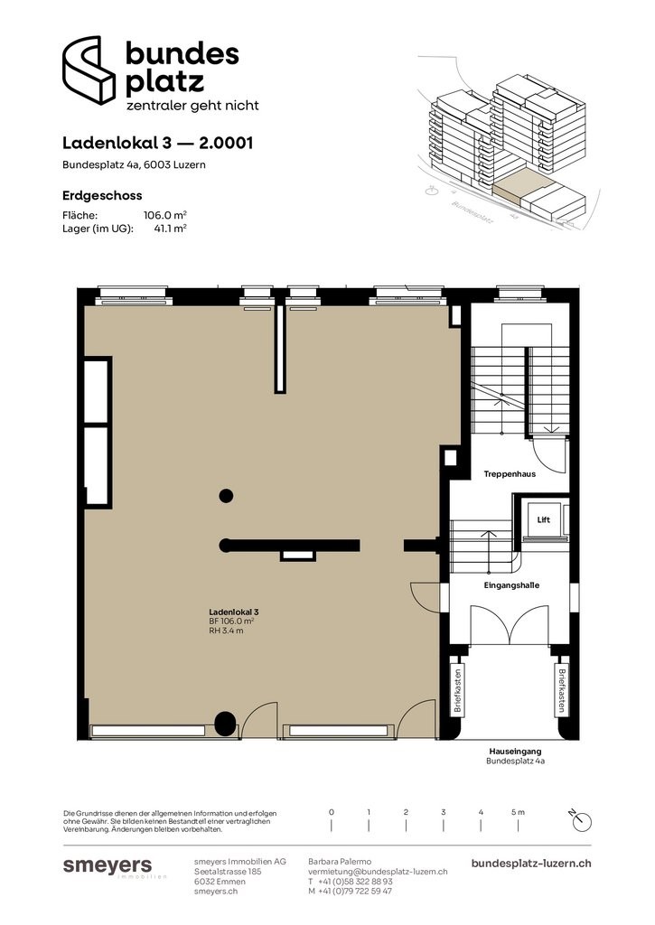 Magasin de 106m²