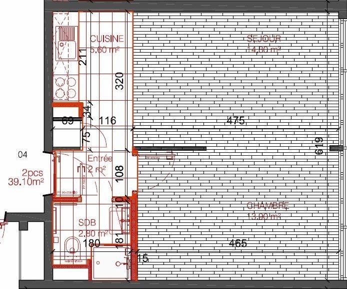 2 rooms apartment, photo 2 sur 4