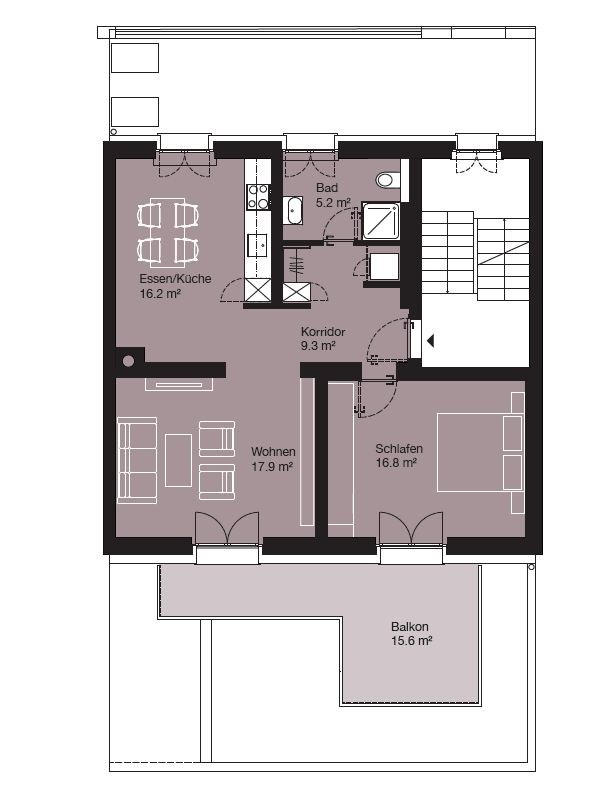 Appartement de 2 ½ pièces