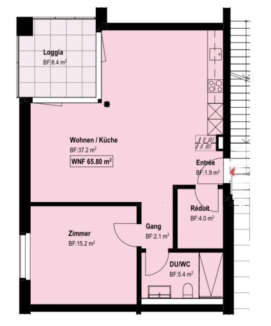 Appartement de 3 ½ pièces, photo 5 sur 5