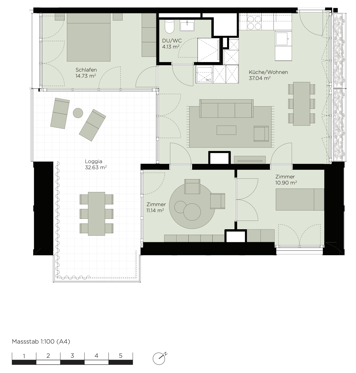 Appartement de 4 ½ pièces