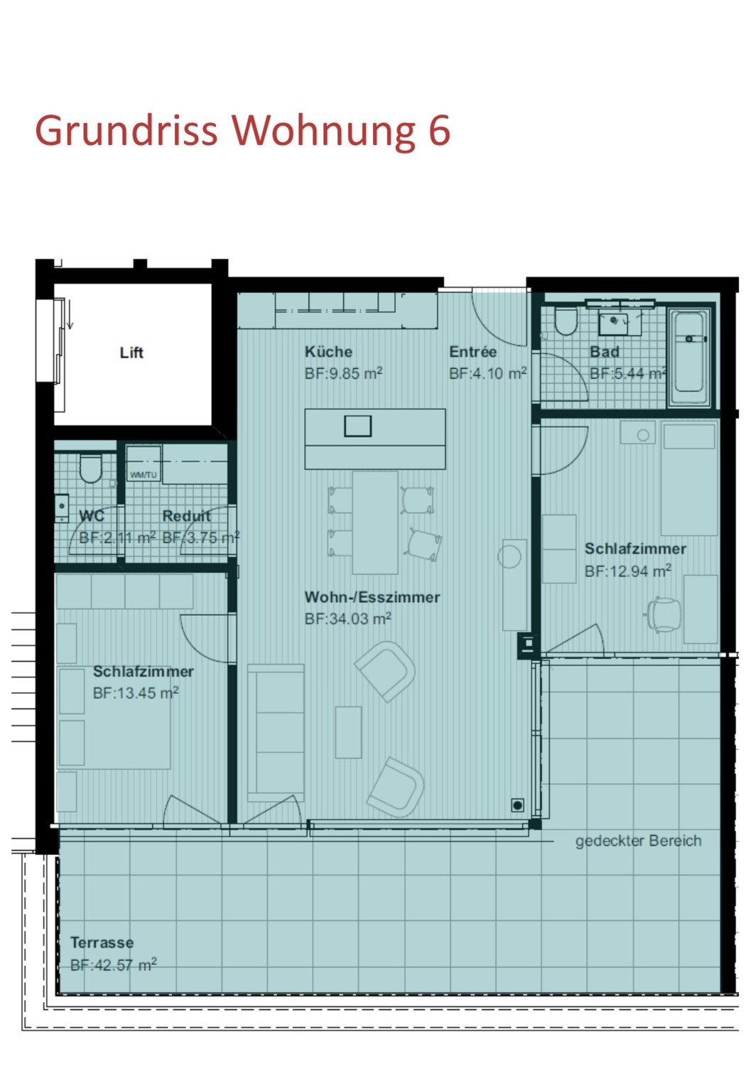 Appartement de 3 ½ pièces