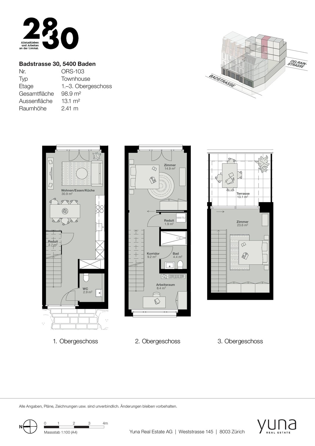 4 pièces appartement, photo 4 sur 5
