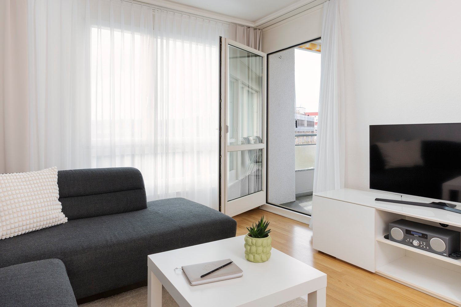 3 pièces appartement meublé