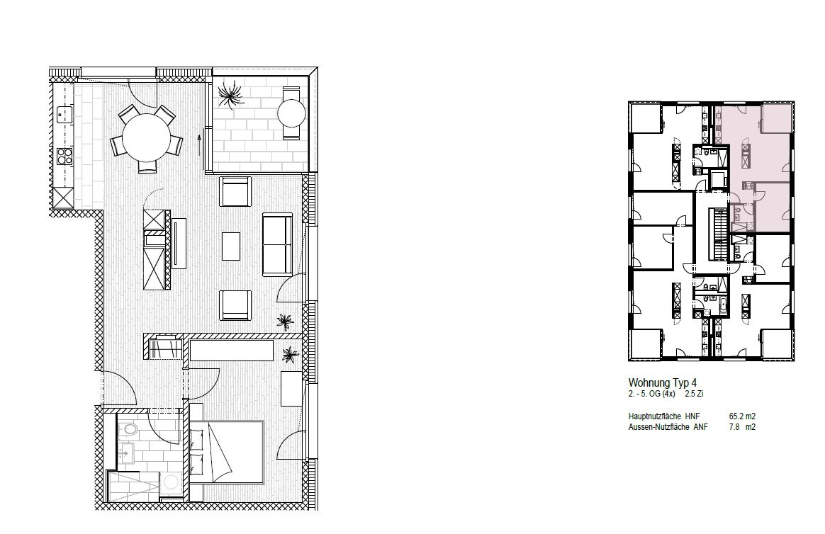 Appartement de 3 ½ pièces, photo 6 sur 7
