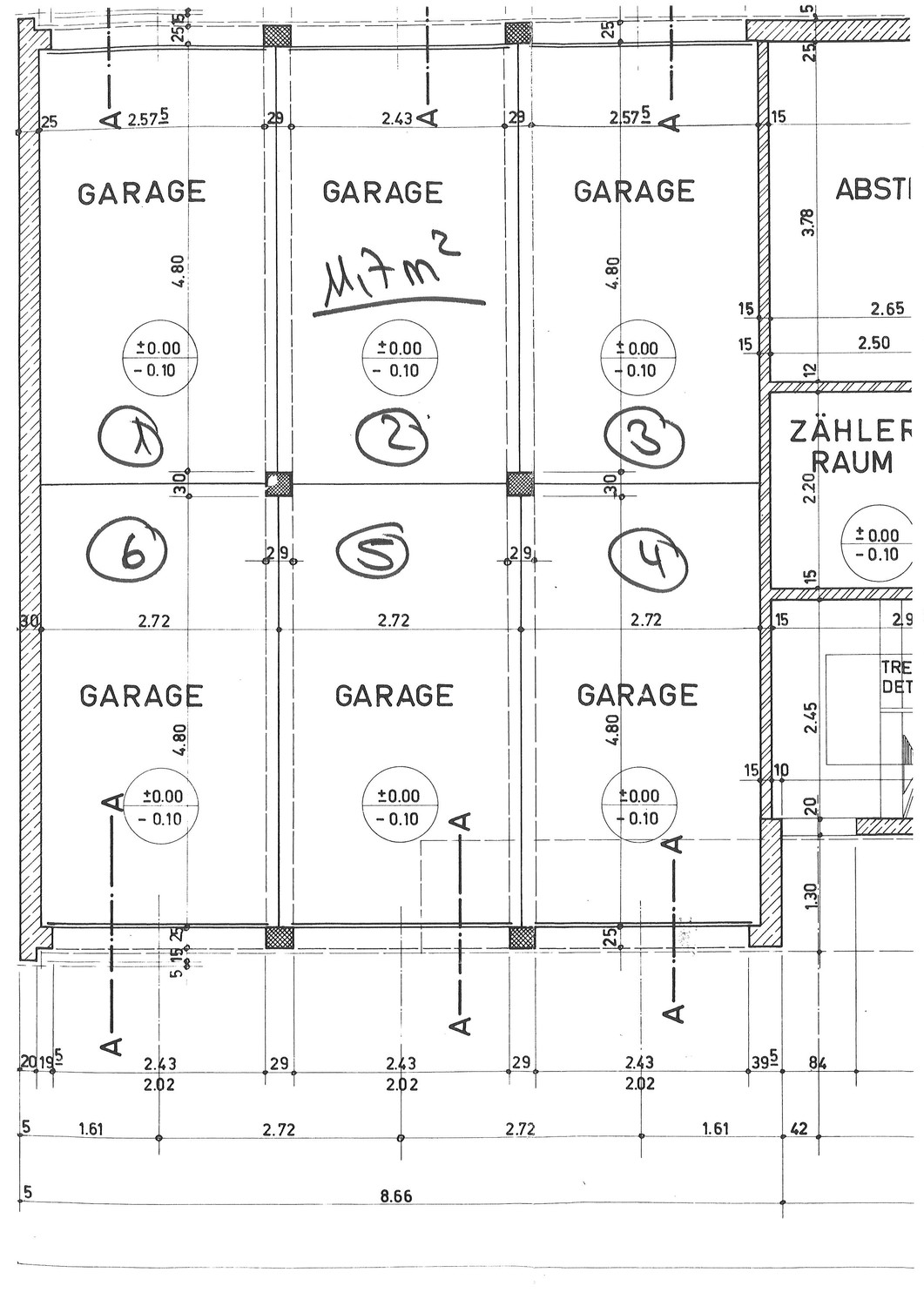 Garage individuelle de 12m²