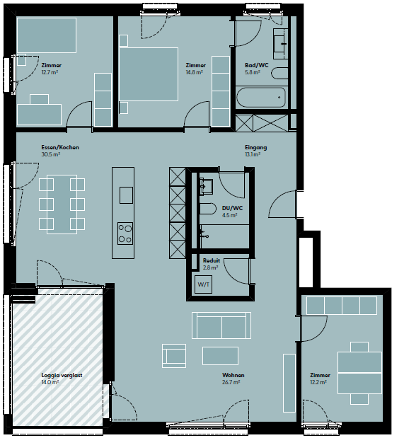 Appartement de 4 ½ pièces