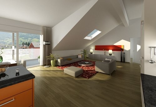 4 ½ pièces appartement au dernier étage